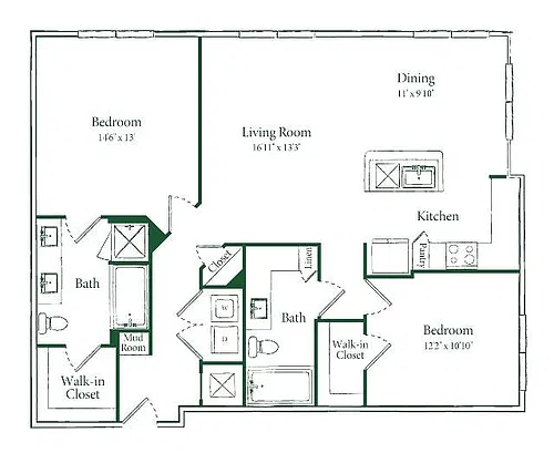 Floor plan HD-B2D