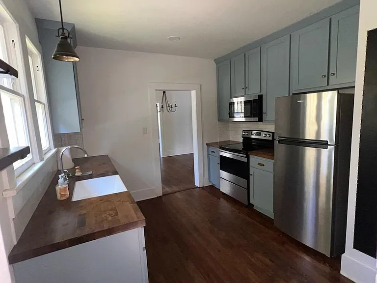 Kitchen view from Back door