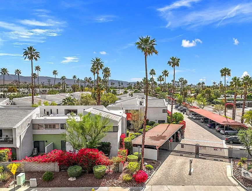Front entrance of gated community