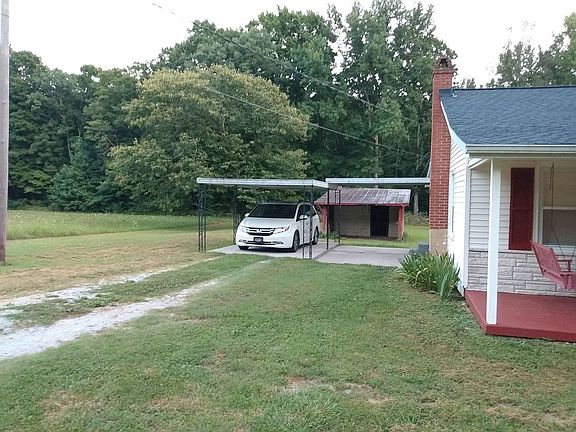 Double carport/patio, shed 