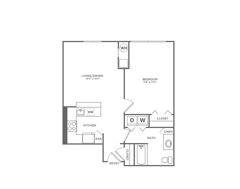 Floor plan A1BR