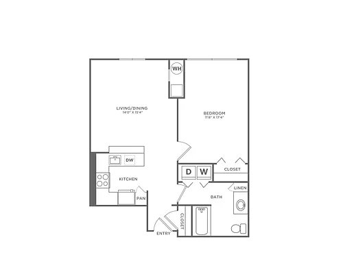 Floor plan A1BG