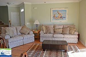 Side view of living area  