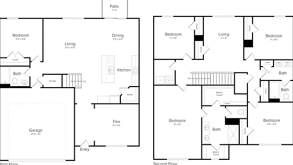5 Bedroom Floorplan 5 Bedroom Floorplan