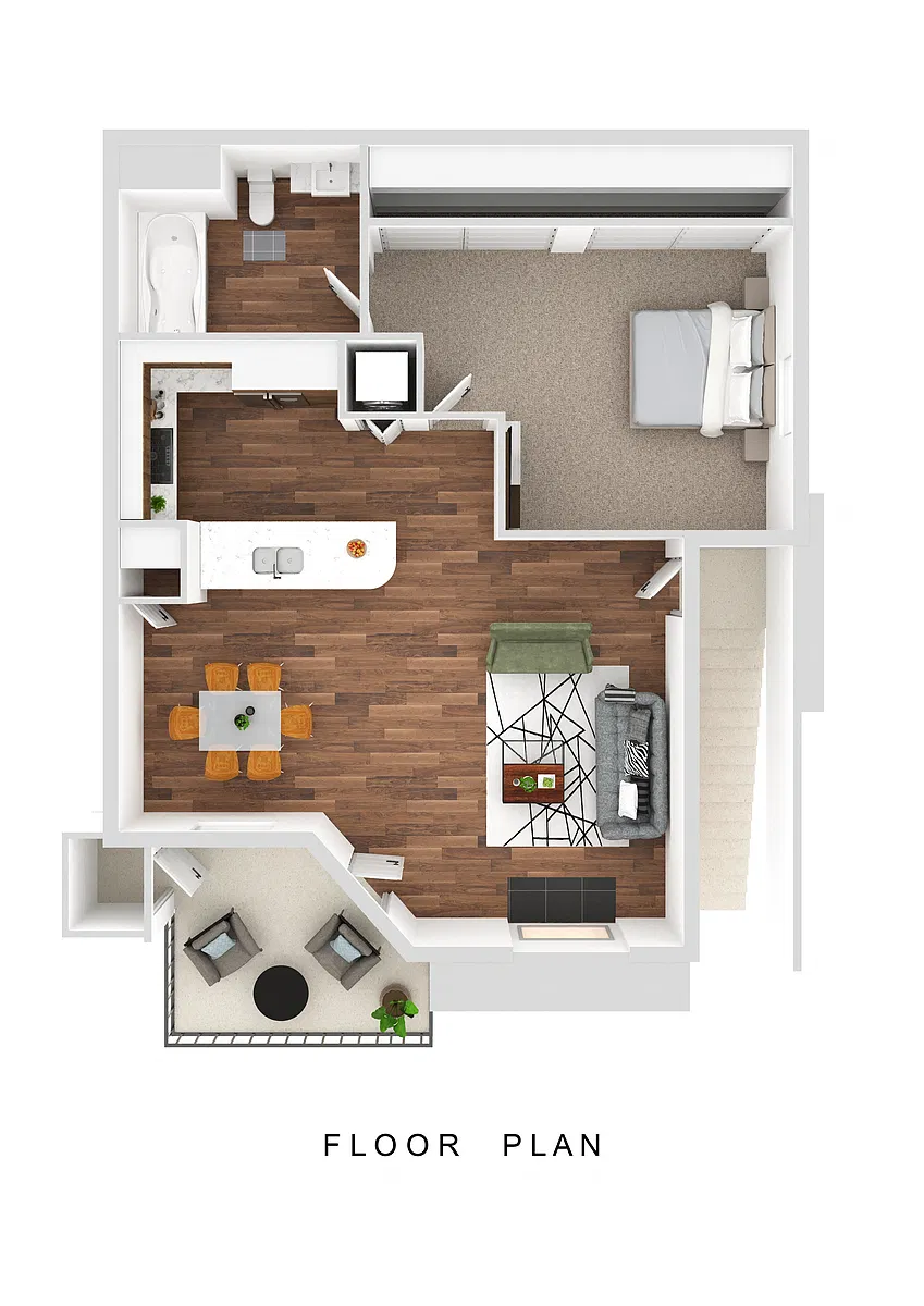 Floor plan The Milano