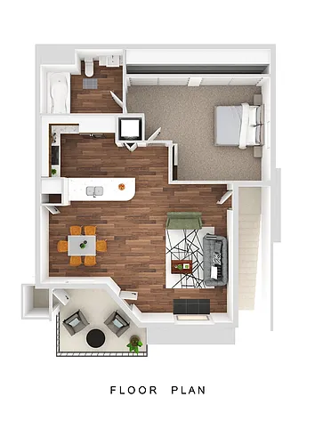 Floor plan The Milano