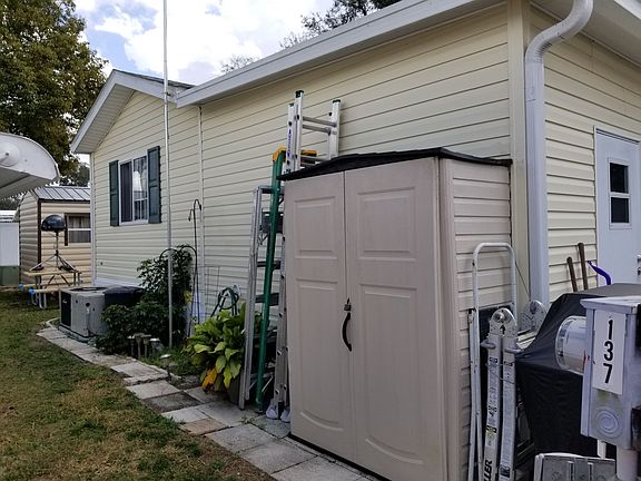 Back with Storage shed