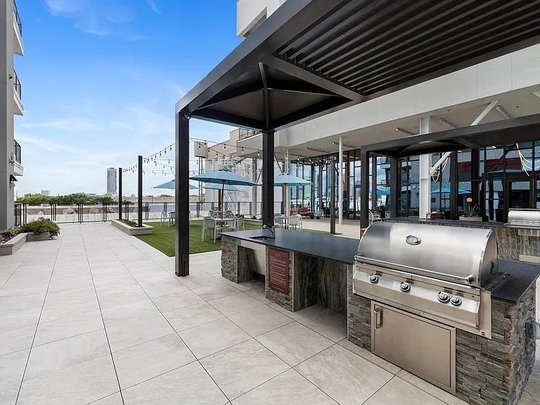 Outdoor Grills in Social Courtyard