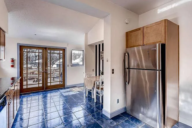 Plenty of cooking space with easy access to deck