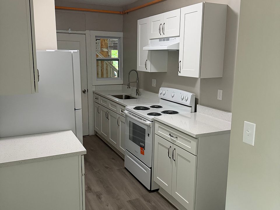New kitchen cabinets, new appliances, new countertops.