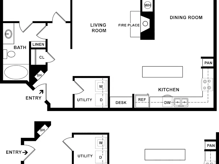 A5R Floorplan | One Bedroom A5R Floorplan | One Bedroom