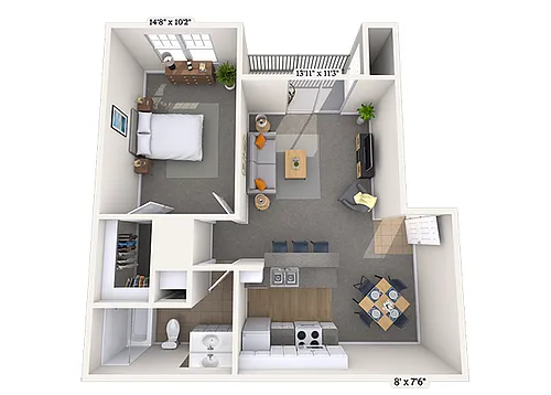 Floor plan Bluebonnett