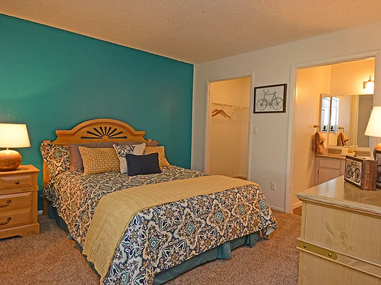 Spacious guest bedrooms