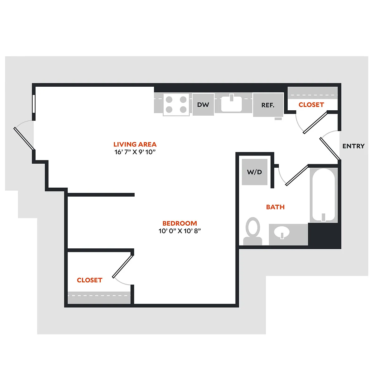 Floor plan Plan 1G