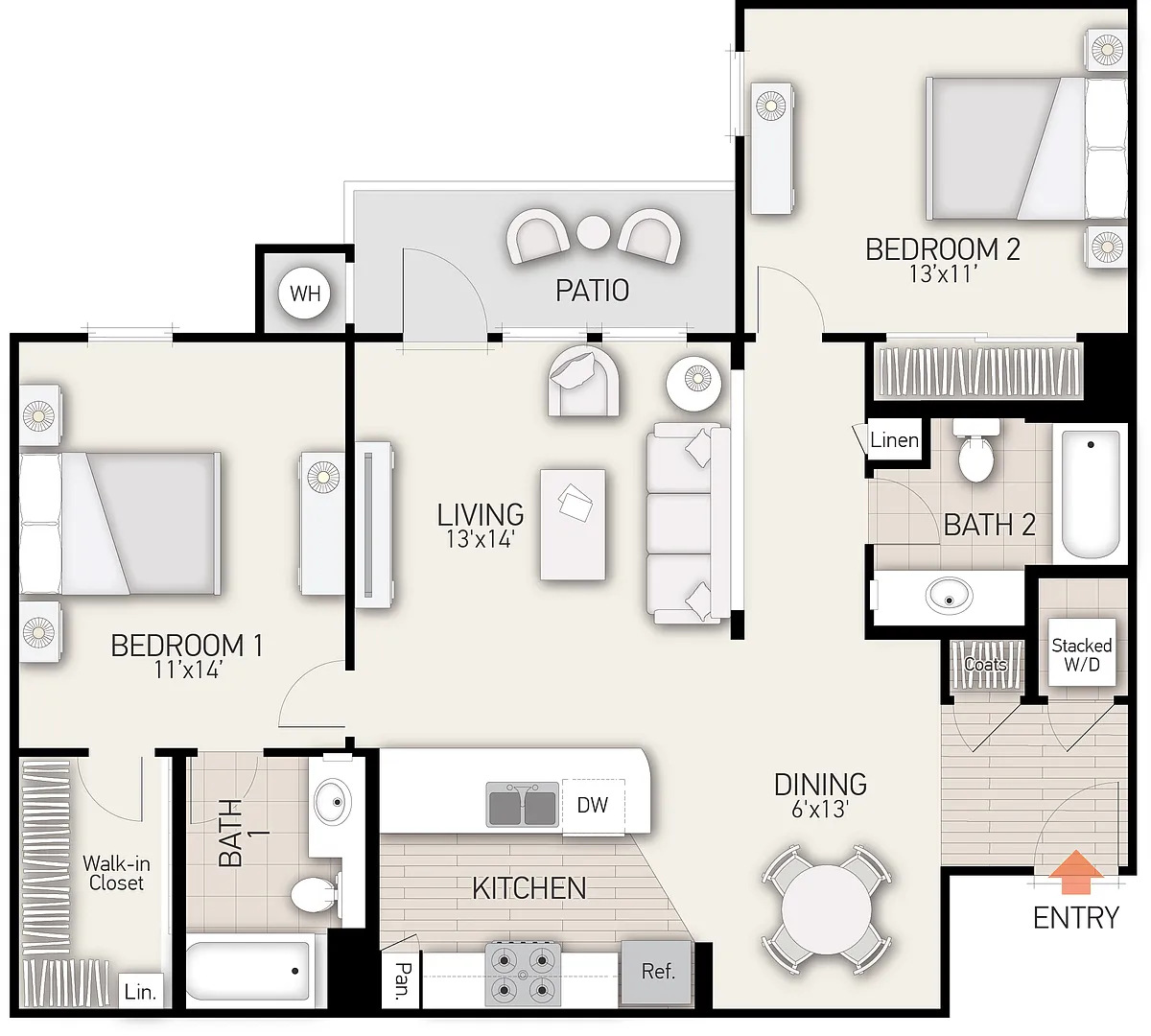Floor plan Plan J