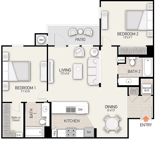 Floor plan Plan J