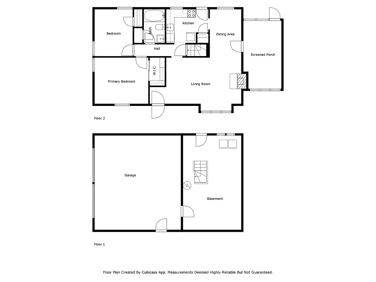 Floor plan Garden-Style with Basement