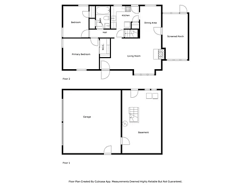 Floor plan Garden-Style with Basement