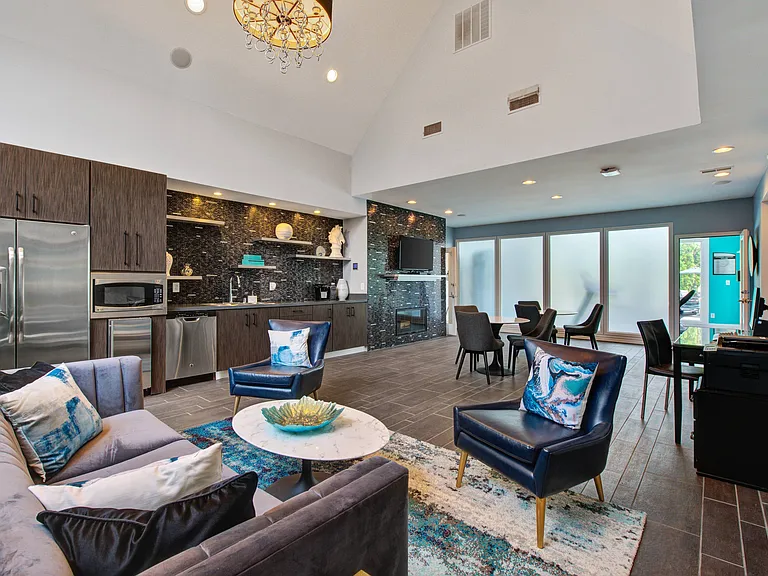 Cozy Clubhouse Seating Area