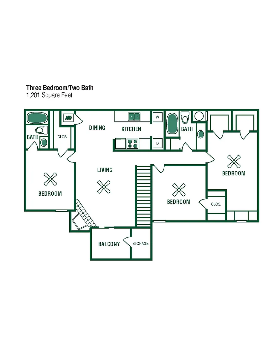 Floor plan 3-2DP