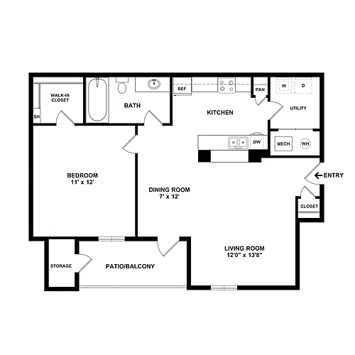 Floor plan Carlyle - Platinum