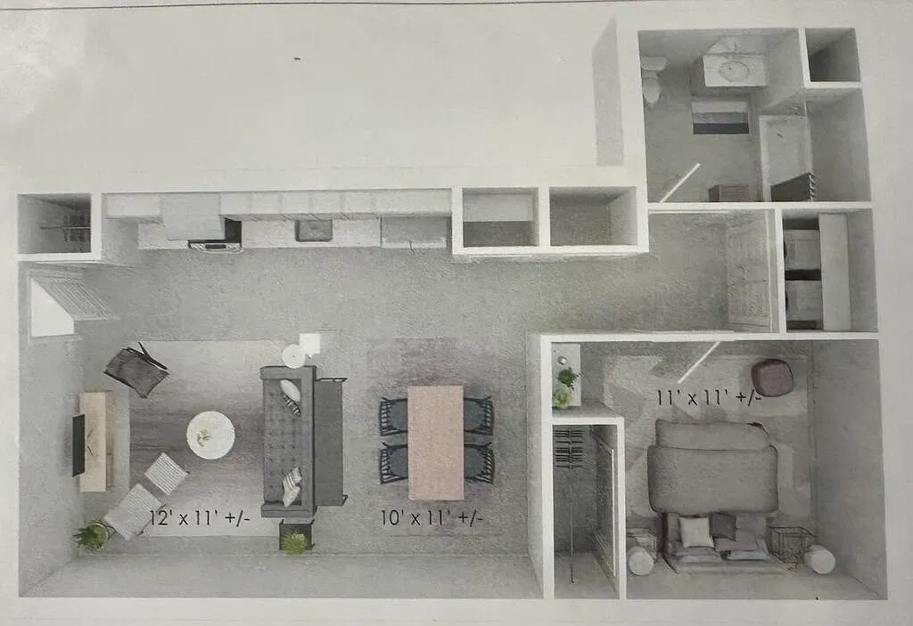1 bed, 700 sqft, $950 — Photo 2