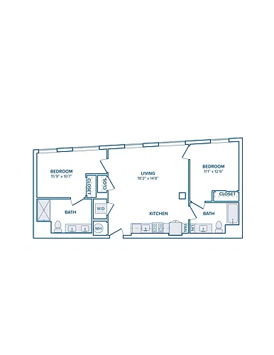 Floor plan B15