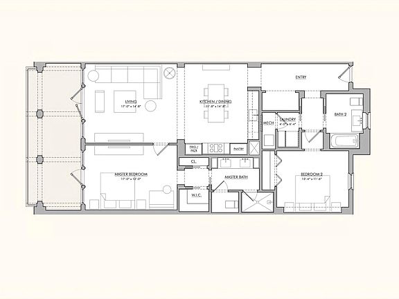 3rd image of 45 W Solaire Way #202