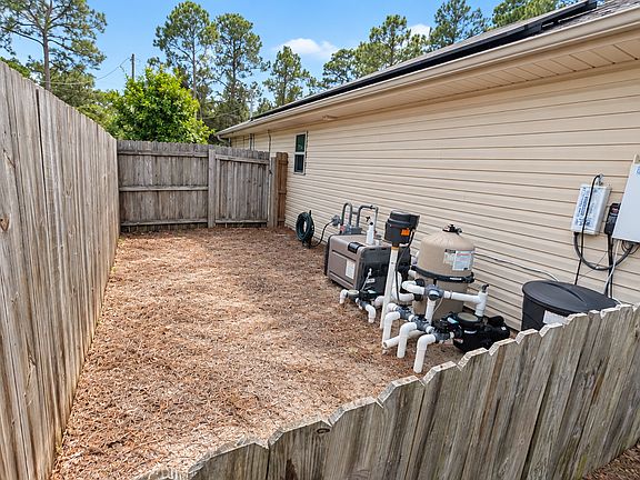 Pool equipment with gates on each side.