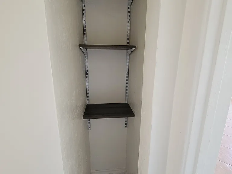 Hall Storage with adjustable shelves
