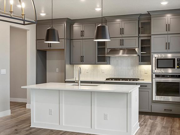 The Waterton floorplan, images taken at Murphy Creek