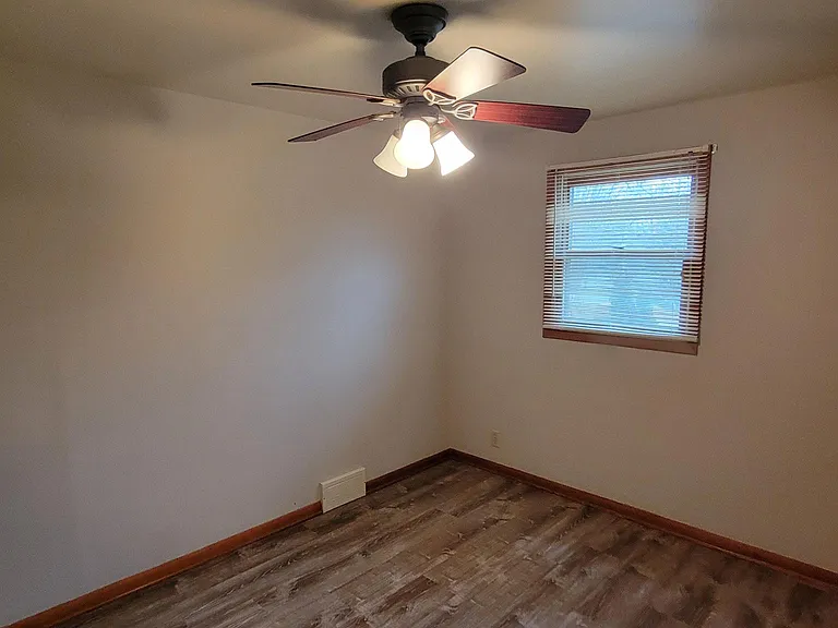 Bedroom #2 upstairs w/LVP Flooring