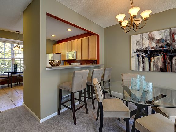 Open and airy dining room