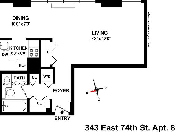 2nd image of 343 E 74th St APT 8D