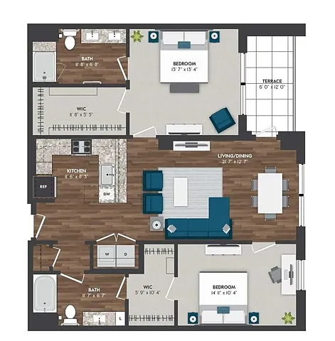 Floor plan TH3