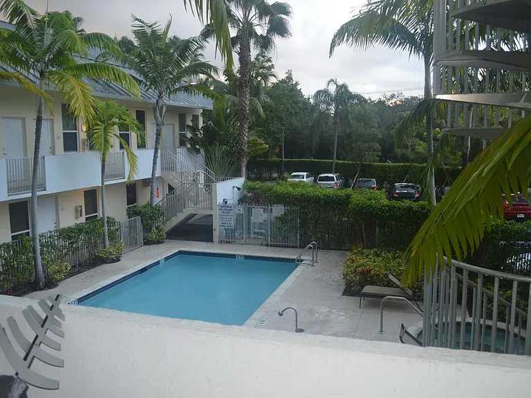 pool view from balcony