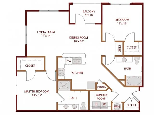 Floor plan Evoke