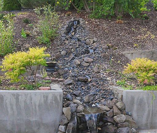 25' waterfall