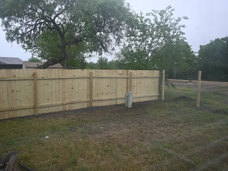 New Fencing, Backside to completed next