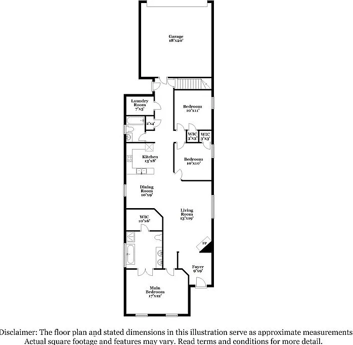 4 bed, 2.0 bath, 1699 sqft, $1,960 — Photo 2