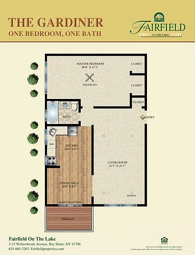 Floor plan The Gardiner