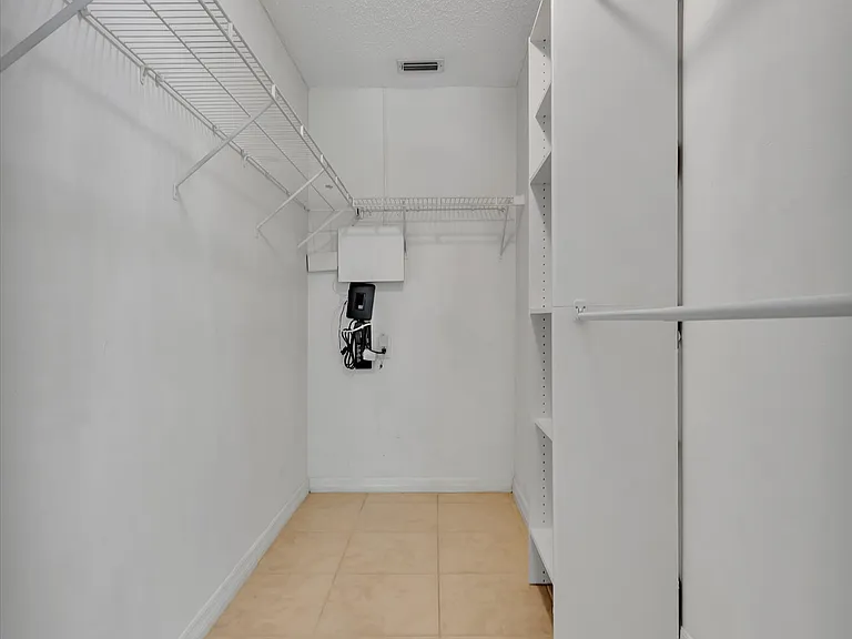 Master walk in closet