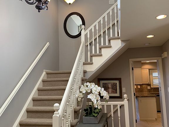 Front entry stairs to upper level