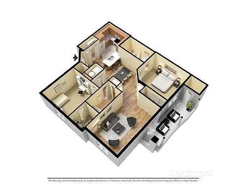 Floor plan Solana 2x2