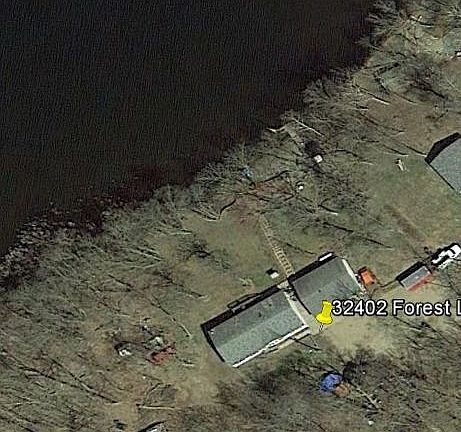 aerial view of property