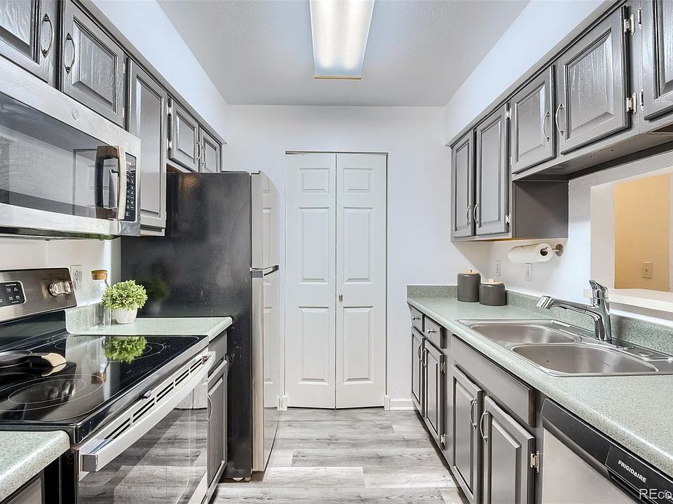 Kitchen with stainless steel appliances