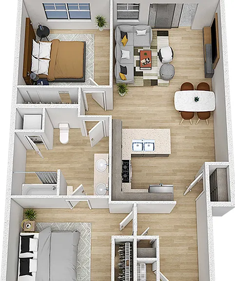 946 square foot two bedroom, one bath apartment home 946 square foot two bedroom, one bath apartment home