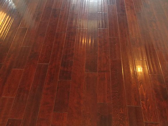 Mahogany wood floors