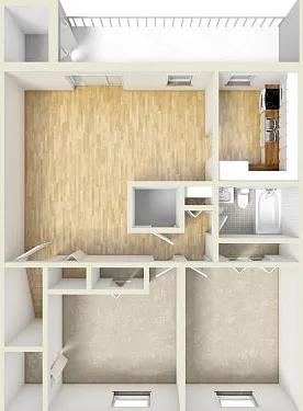 Two bedroom upstairs floor plan Two bedroom upstairs floor plan