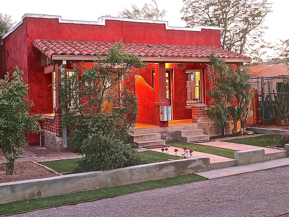 Facade at twilight